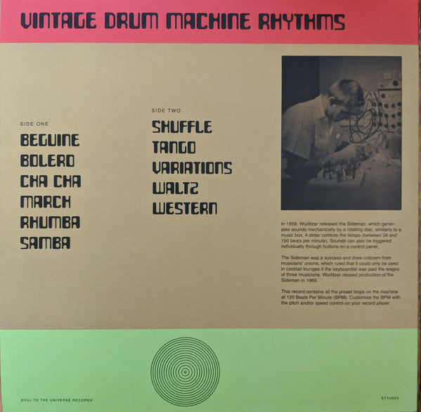 Unknown Artist Vintage Drum Machine Rhythms LP Mint (M) Mint (M)