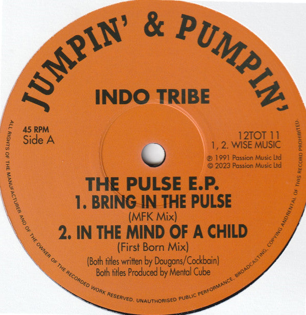 Indo Tribe The Pulse E.P. 12" Mint (M) Mint (M)