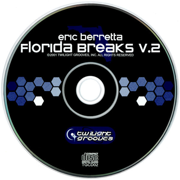 Eric Berretta - Florida Breaks V.2 (CD TWILIGHT GROOVES TGCD02 2001) | USED Excellent+ (EX+) Excellent (EX) - BREAKS / USED *EXCELLENT+*