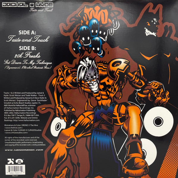 Jackal & Hyde - Taste & Touch (VINYL LP) | Excellent+ (EX+) Near Mint- (NM-) - BREAKS / USED *EXCELLENT+*