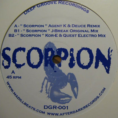 DJ J-Break - Scorpion | Excellent (EX) Generic - BREAKS / USED *EXCELLENT+*