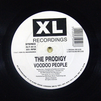 Voodoo People (12") | Excellent (EX) Excellent (EX) - BREAKS / USED *EXCELLENT*