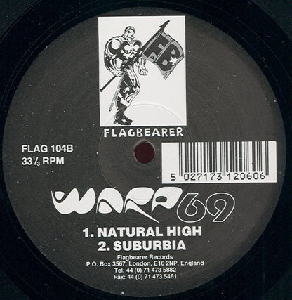 Warp 69 - Natural High (VINYL 12" FLAGBEARER FLAG 104 NOV 7, 1994) | Excellent (EX) Generic - BREAKS / USED *EXCELLENT*