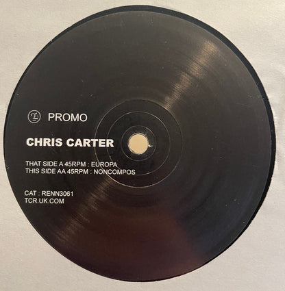 Chris Carter - Europa / Noncompos (VINYL 12" THURSDAY CLUB RENN3061 2002) | USED Excellent (EX) Generic - BREAKS / USED *EXCELLENT*
