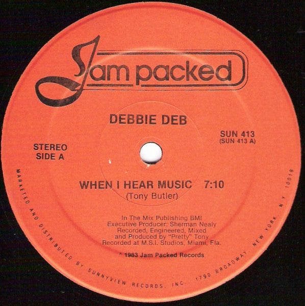 Debbie Deb When I Hear Music 12" Excellent (EX) Excellent (EX)