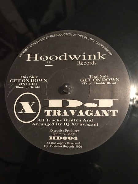 DJ Xtravagant - Get On Down | Excellent (EX) Generic - BREAKS / USED *EXCELLENT*