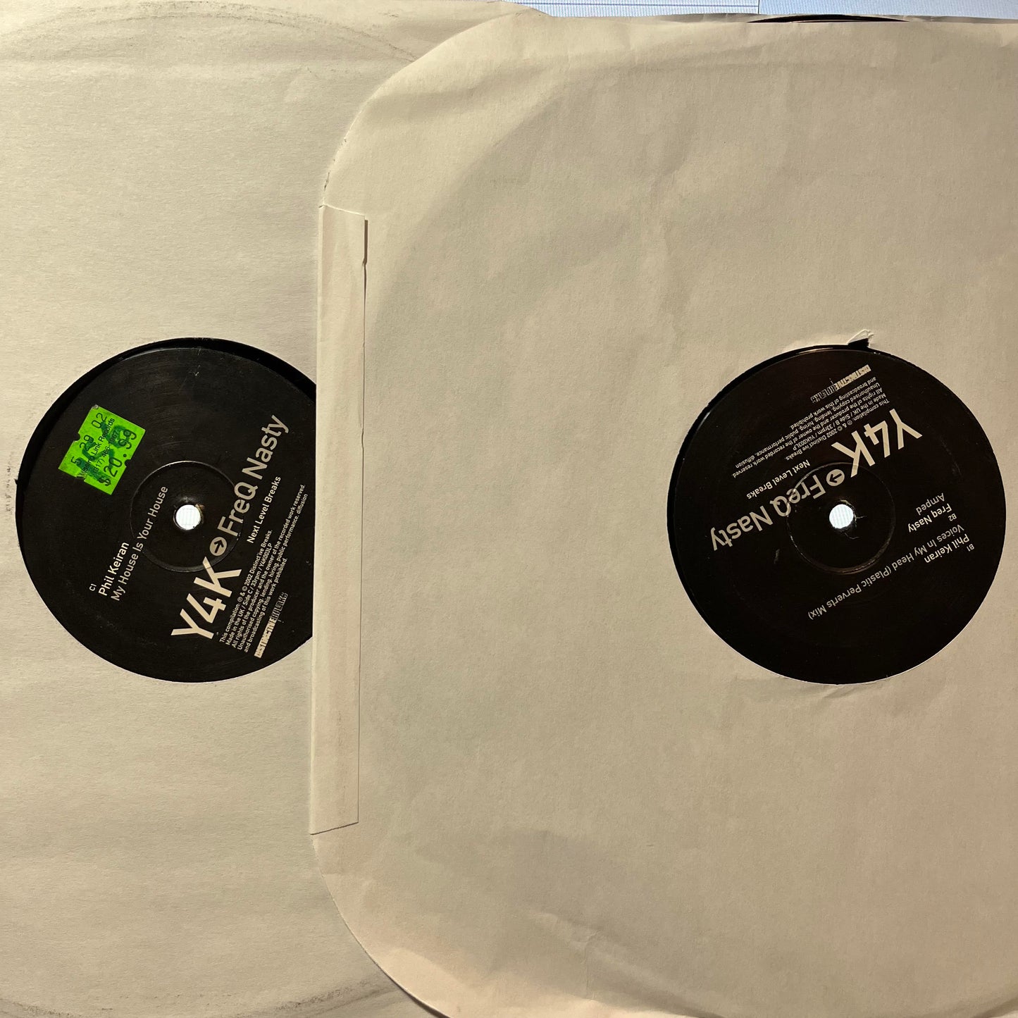 Y4K → FreQ Nasty - Next Level Breaks ( RECORDS 1 AND 2 ONLY) | Good Plus Plus (G++) Generic - BREAKS / USED *GOOD++*