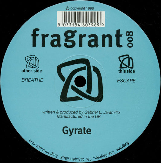 Gyrate - Breathe / Escape | Good Plus (G+) Very Good (VG) - BREAKS / USED *GOOD++*