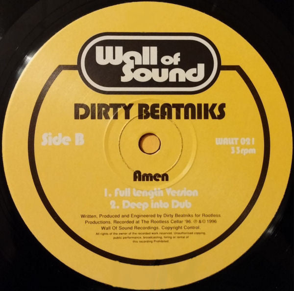 Dirty Beatniks - Beatnik Bounce | Near Mint (NM) Near Mint (NM) - BREAKS / USED *NEAR MINT-*
