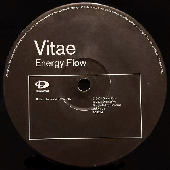 Vitae - Energy Flow | Near Mint (NM) Near Mint (NM) - BREAKS / USED *NEAR MINT-*