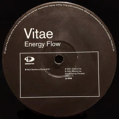 Vitae - Energy Flow | Near Mint (NM) Near Mint (NM) - BREAKS / USED *NEAR MINT-*