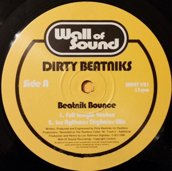 Dirty Beatniks - Beatnik Bounce | Near Mint (NM) Near Mint (NM) - BREAKS / USED *NEAR MINT-*