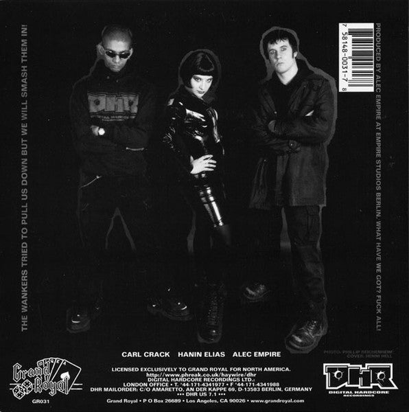 Atari Teenage Riot - Deutschland Has Gotta Die! / Riot 1996 (7") | Near Mint (NM) Near Mint (NM) - BREAKS / USED *NEAR MINT*