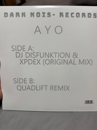 DJ Disfunktion (2) - A Y O (VINYL) | Near Mint (NM) Near Mint (NM) - BREAKS / USED *NEAR MINT*