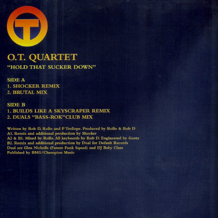 The O.T. Quartet - Hold That Sucker Down | Near Mint (NM) Excellent (EX) - BREAKS / USED *NEAR MINT*
