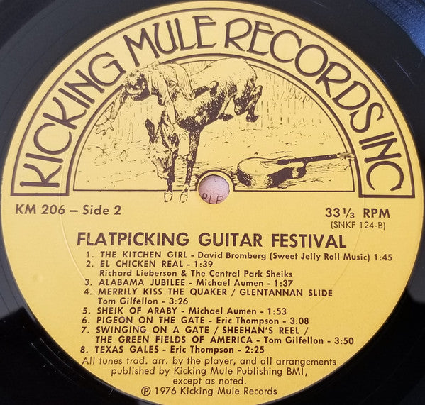 Various - Kicking Mule's Flat Picking Guitar Festival | Near Mint (NM) Near Mint (NM) - BLUES / USED *NEAR MINT*