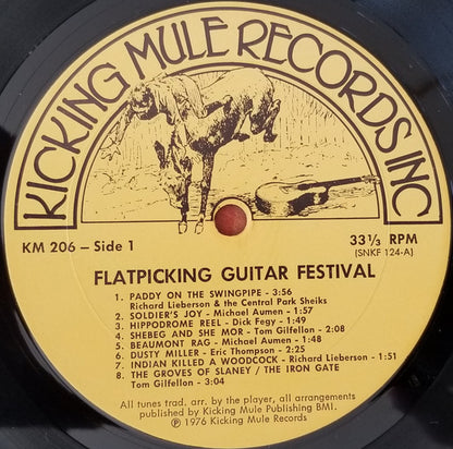 Various - Kicking Mule's Flat Picking Guitar Festival | Near Mint (NM) Near Mint (NM) - BLUES / USED *NEAR MINT*