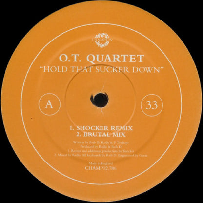 The O.T. Quartet - Hold That Sucker Down | Near Mint (NM) Excellent (EX) - BREAKS / USED *NEAR MINT*