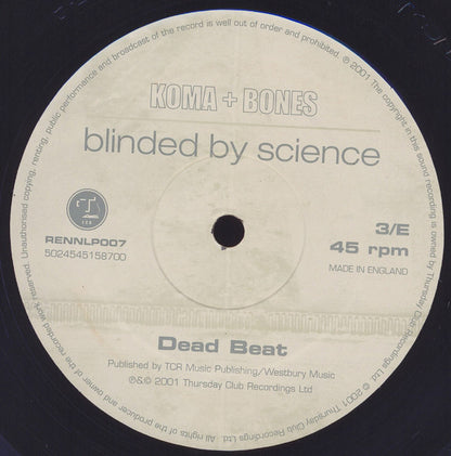 Blinded By Science (2xVINYL / RECORDS 2&3 ONLY) | Near Mint (NM or M-) Generic - BREAKS / USED *NEAR MINT*