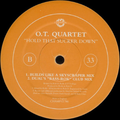 The O.T. Quartet - Hold That Sucker Down | Near Mint (NM) Excellent (EX) - BREAKS / USED *NEAR MINT*