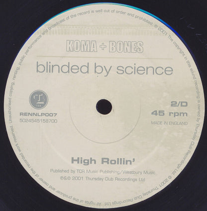 Blinded By Science (2xVINYL / RECORDS 2&3 ONLY) | Near Mint (NM or M-) Generic - BREAKS / USED *NEAR MINT*