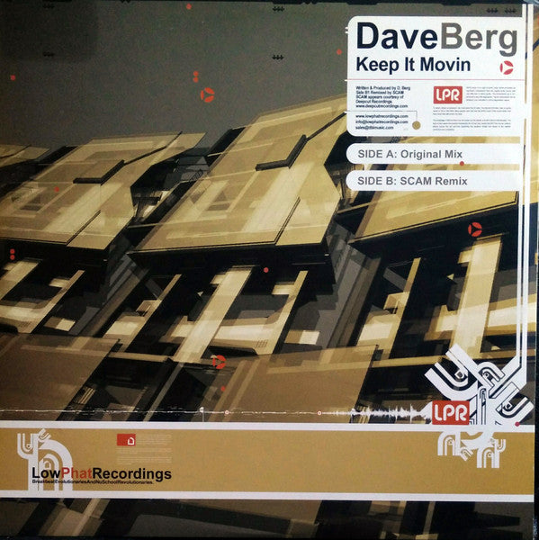 Dave Berg - Keep It Movin | Near Mint (NM) Near Mint (NM) - BREAKS / USED *NEAR MINT*
