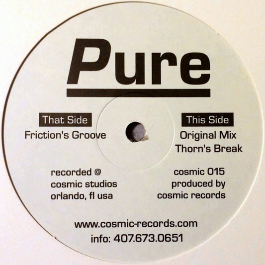 Pure (12" VINYL) | Near Mint (NM) Generic - BREAKS / USED *NEAR MINT*