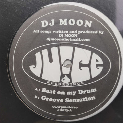 DJ Moon - Beat On My Drum / Groove Sensation (VINYL LP) | Very Good Plus Plus (VG++) Generic - BREAKS / USED *VERY GOOD++*