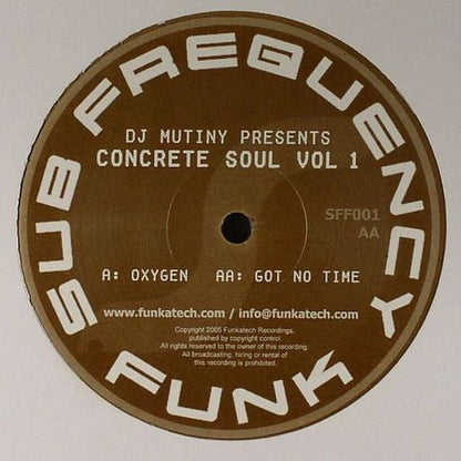 Concrete Soul Vol 1 | Very Good Plus (VG+) Excellent (EX) - BREAKS / USED *VERY GOOD+*