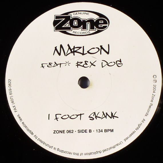 DJ Icey - Version Chant / 1 Foot Skank | Very Good Plus (VG+) Generic - BREAKS / USED *VERY GOOD+*