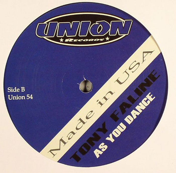 Tony Faline - Bahasa (VINYL 12" UNION UN 054 2004) | USED Very Good Plus (VG+) Generic - BREAKS / USED *VERY GOOD+*