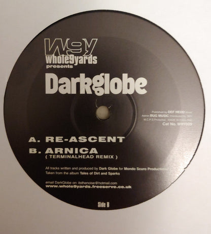 Dark Globe - Re-Ascent / Arnica (12" VINYL) | - BREAKS / USED *VERY GOOD+*