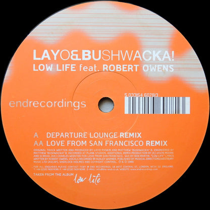 LAYO & BUSHWACKA! - Low Life (VINYL 2x12" END ENDLP001 OCT 25, 1999) | - BREAKS / USED *VERY GOOD+*