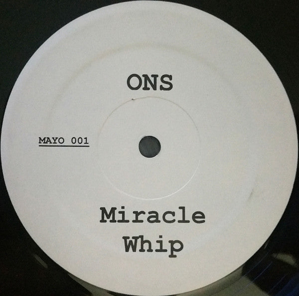 ONS - Miracle Whip / Tainted Electro (VINYL) | Very Good (VG) Generic - BREAKS / USED *VERY GOOD*