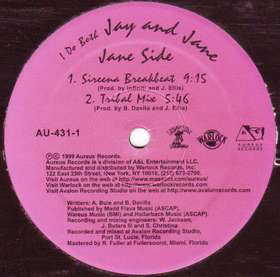 La Rissa - I Do Both Jay And Jane (VINYL LP) | Very Good (VG) Generic - BREAKS / USED *VERY GOOD*