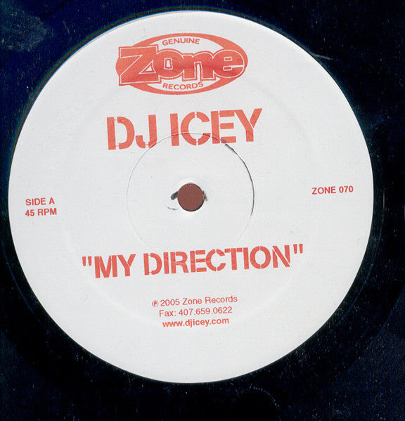 DJ Icey My Direction / Under Constructo 12" Very Good (VG) Near Mint (NM or M-)