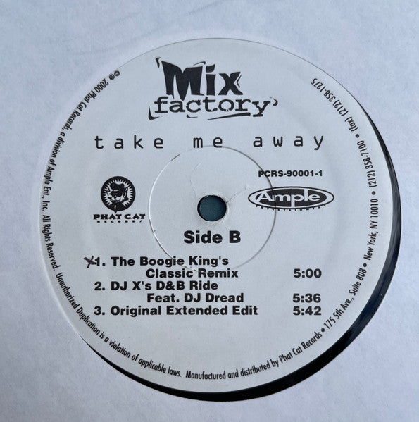 Take Me Away (VINYL) | Very Good (VG) Generic - BREAKS / USED *VERY GOOD*