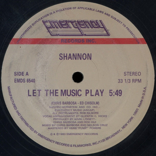 Let The Music Play | Mint (M) Generic