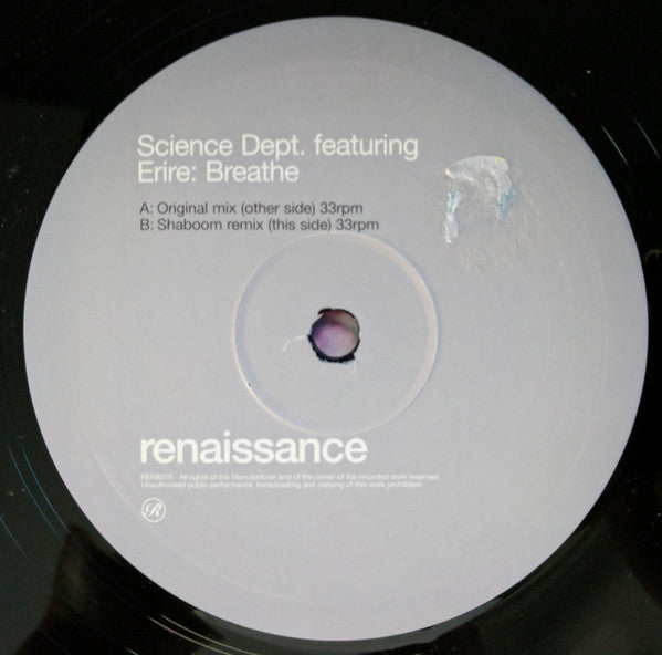 Science Department - Breathe | Excellent (EX) Excellent (EX) - PROGRESSIVE / USED *EXCELLENT*