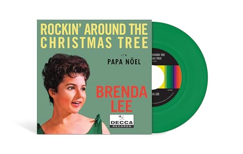 Rockin' Around The Christmas Tree (TRANSLUCENT EMERALD 7" VINYL) | Mint (M) Mint (M) - HOLIDAY *SEALED/COLOR*