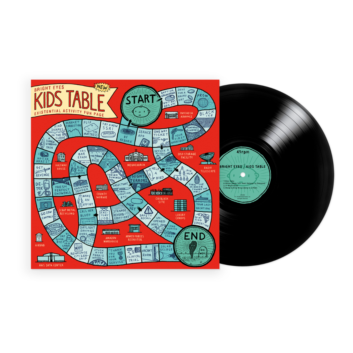 (PRE-ORDER 9/26/25) Kids Table Ep [Black Vinyl] | Mint (M) Mint (M) - ALT/INDIE *NEW*
