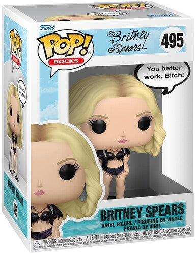 Funko POP! Sayings: Britney Spears - Work B!tch (Vinyl Figure, Collectible) |