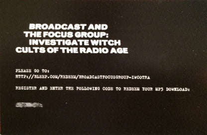 Investigate Witch Cults Of The Radio Age | Mint (M) Mint (M) - EXPERIMENTAL *SEALED*