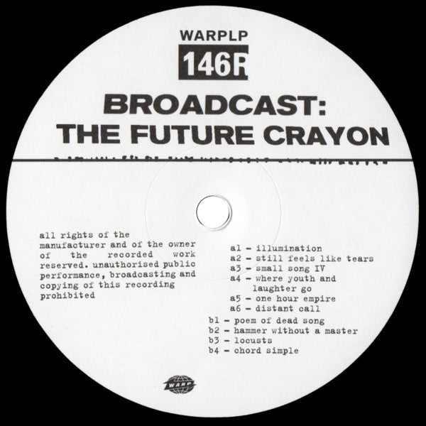 Broadcast The Future Crayon Warp Records 2xLP, Comp, RP Mint (M) Mint (M)