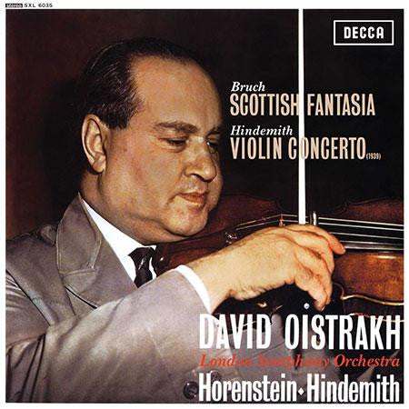 Bruch, Hindemith, David Oistrakh, London Symphony - Scottish Fantasia / Violin Concerto |