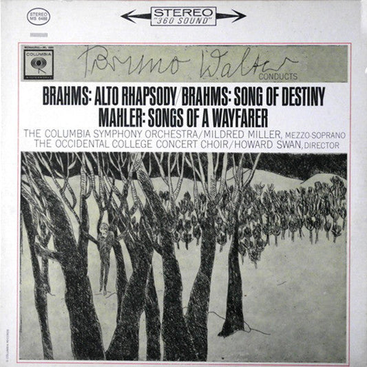 Bruno Walter Conducts Brahms / Mahler - Columbia S - Alto Rhapsody / Song Of Destiny / Songs Of A Wayfarer |