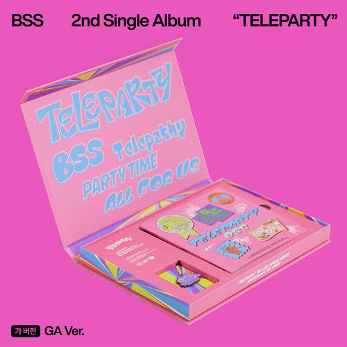 BSS 2nd Single Album 'TELEPARTY' (GA Ver.) (Sticker, Pin, Photo Book, Photo / Photo Card) |