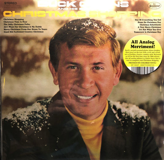 Buck Owens And His Buckaroos Christmas Shopping Sundazed Music LP, Album, Gre Mint (M) Mint (M)