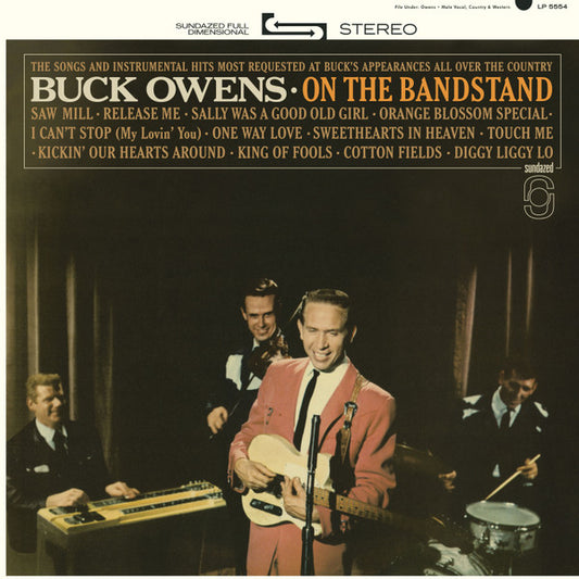 Buck Owens On The Bandstand Sundazed Music LP, Album, RE, Gol Mint (M) Mint (M)