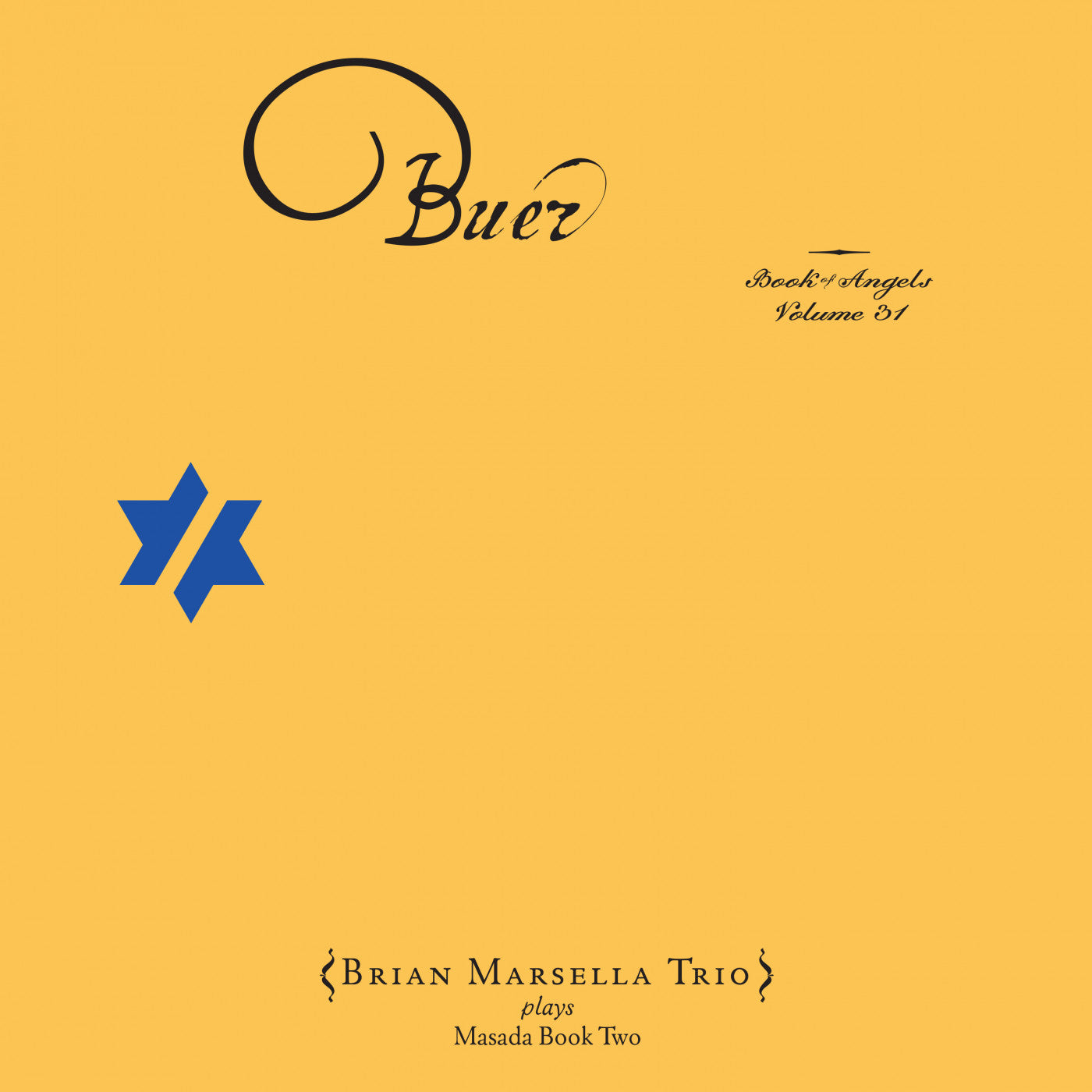 Marsella, Brian - Buer: The Book of Angels Volume 31 (CD) |
